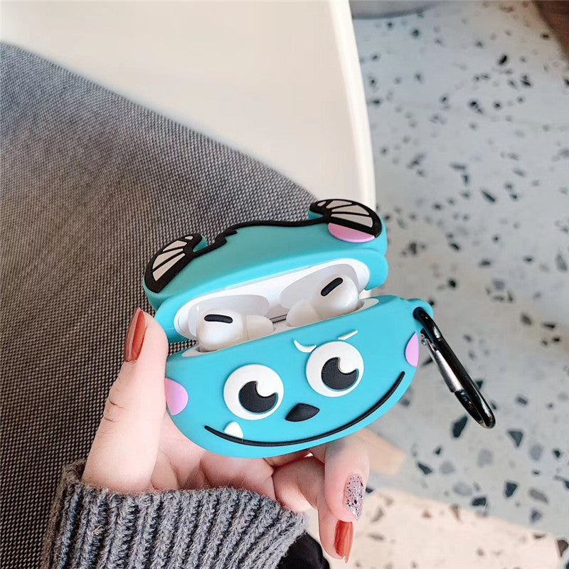 Cartoon Headphone Case - Cute Monster Design