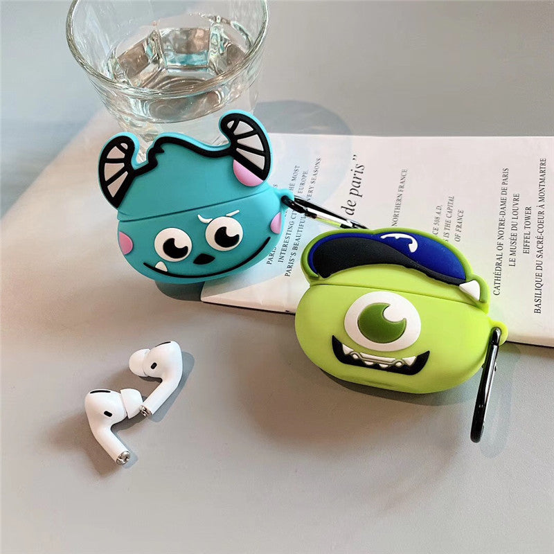 Cartoon Headphone Case - Cute Monster Design