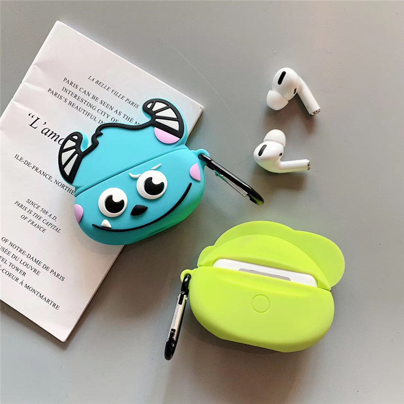 Cartoon Headphone Case - Cute Monster Design