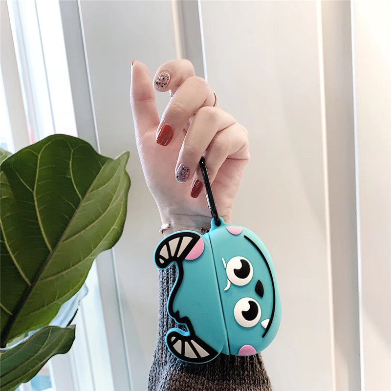 Cartoon Headphone Case - Cute Monster Design